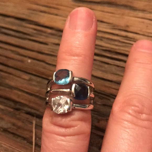 Lia Sophia gemstone ring - Picture 1 of 2